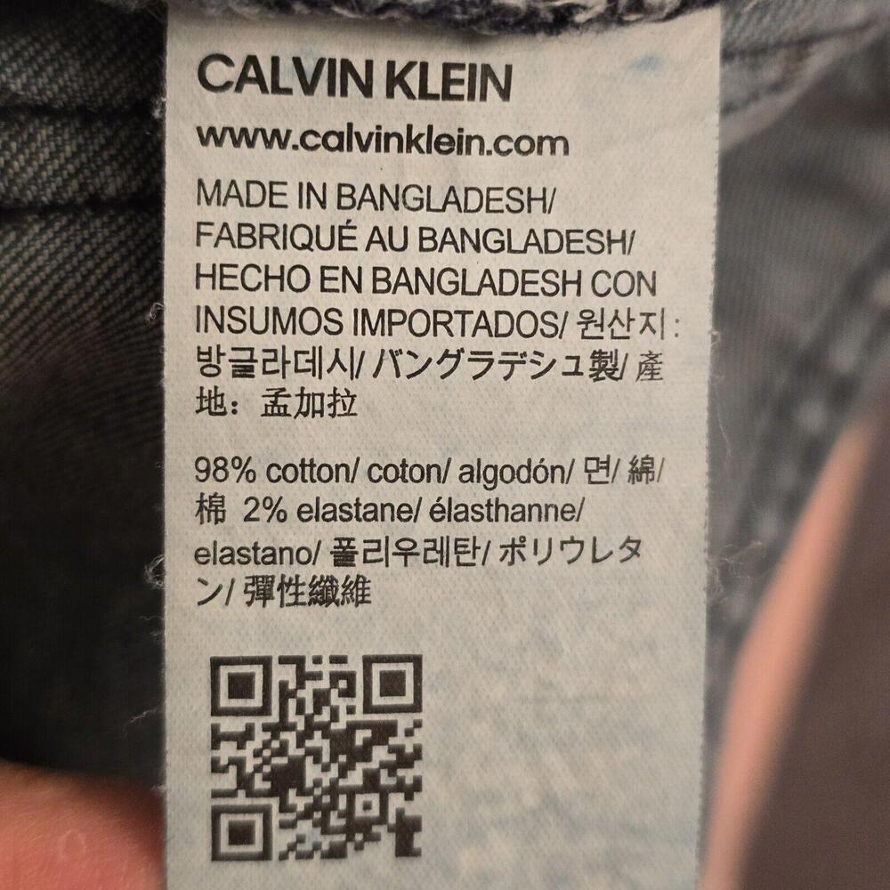 Calvin Klein Jeans Women's Size 6 Blue Mid-Rise Slim Boyfriend Denim 28" Inseam - Picture 8 of 8
